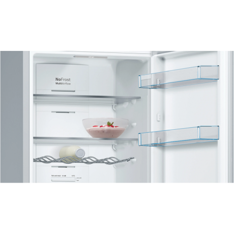 BOSCH KGN36VLED Ελεύθερος Ψυγειοκαταψύκτης 186cm No Frost